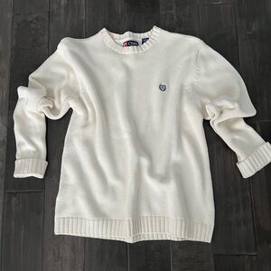 Vintage Chaps Off-White Knit Sweater
